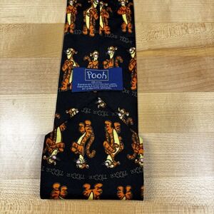 Vintage Disney Winnie the Pooh Neck Tie Tigger Themed 100% Polyester